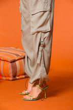 Francis women's Cargo Jogger Pants in modal cotton wide leg