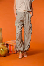 Francis women's Cargo Jogger Pants in modal cotton wide leg