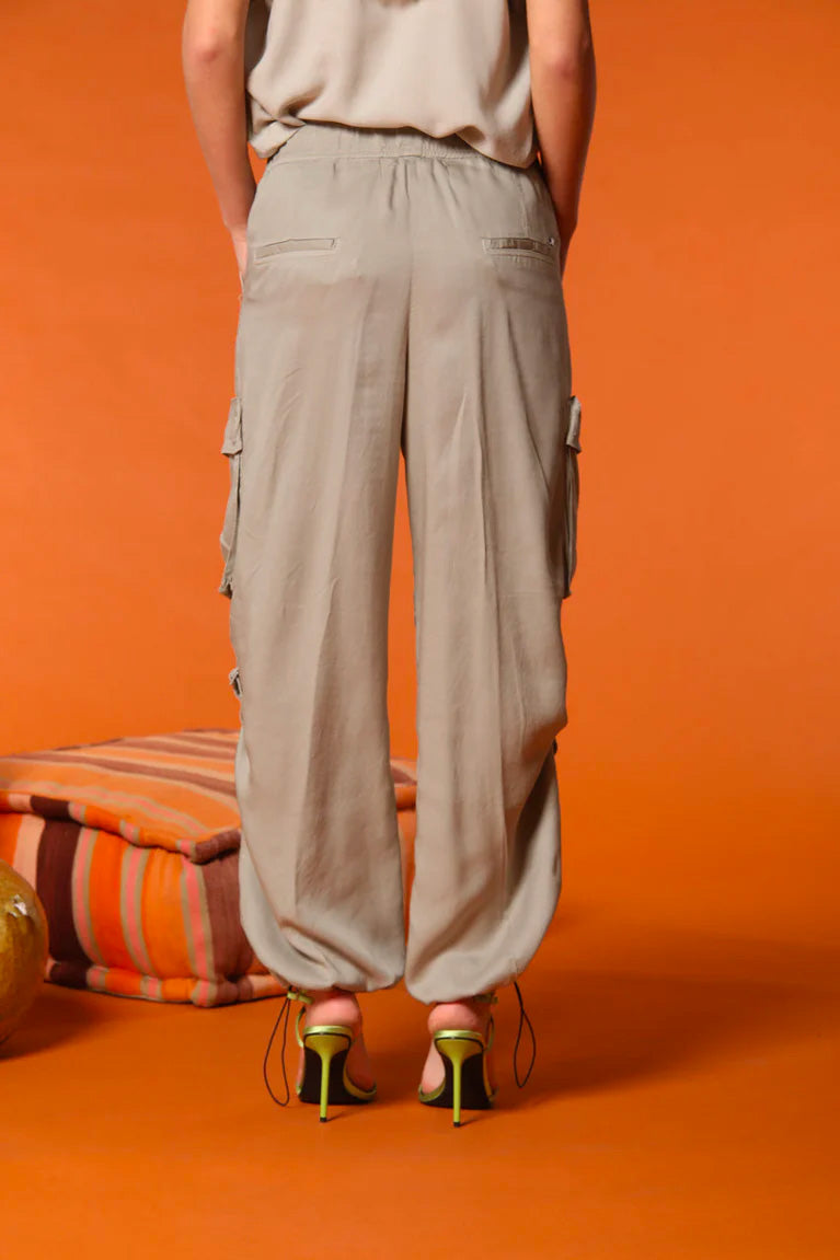 Francis women's Cargo Jogger Pants in modal cotton wide leg