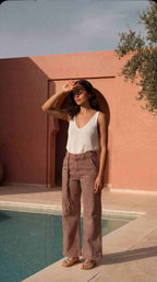 Valerie women's balloon fit denim pants