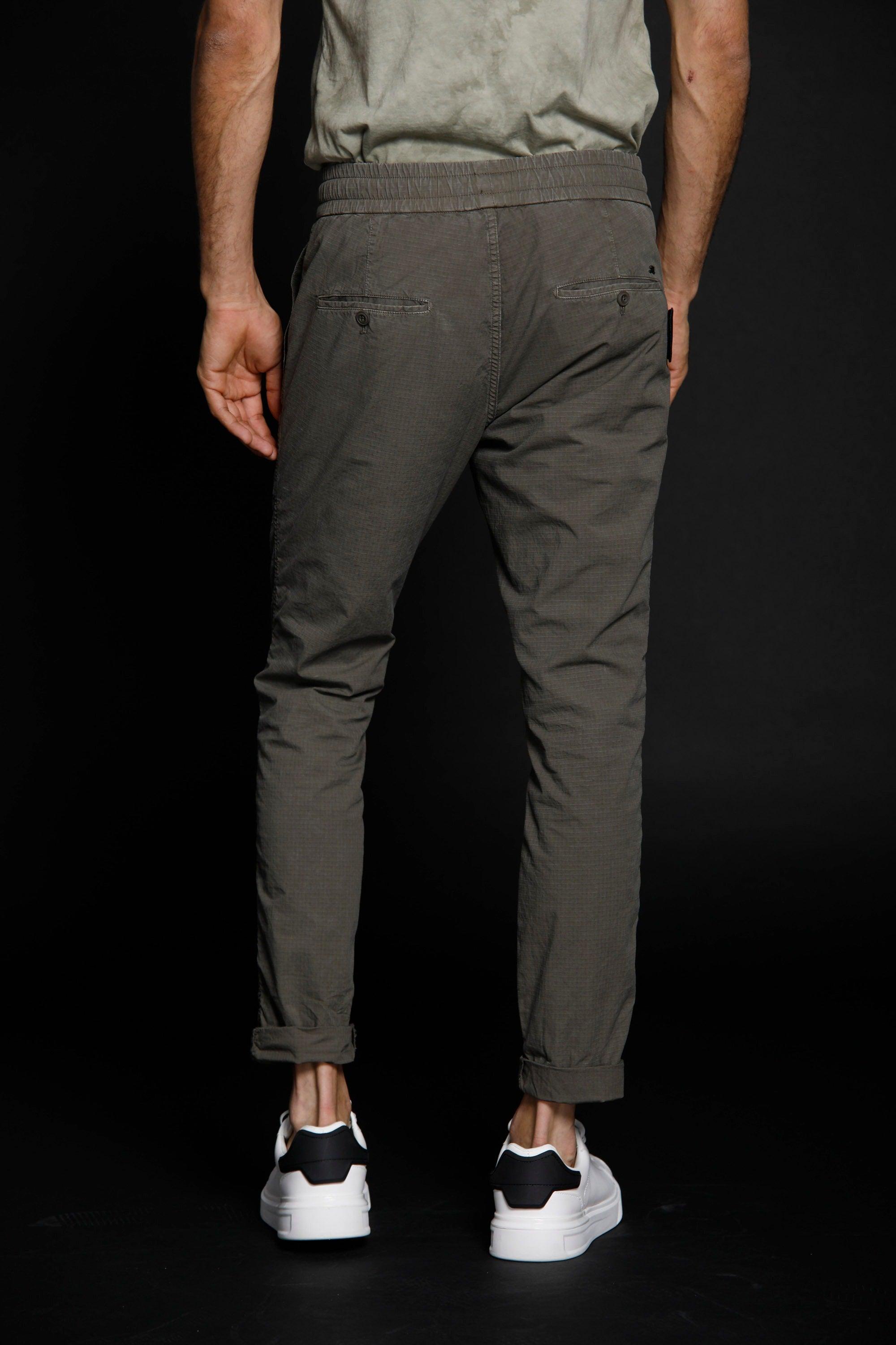 Arizona Fatique pantalone jogger uomo in rip stop stretch Logo edition carrot fit ① - Mason's