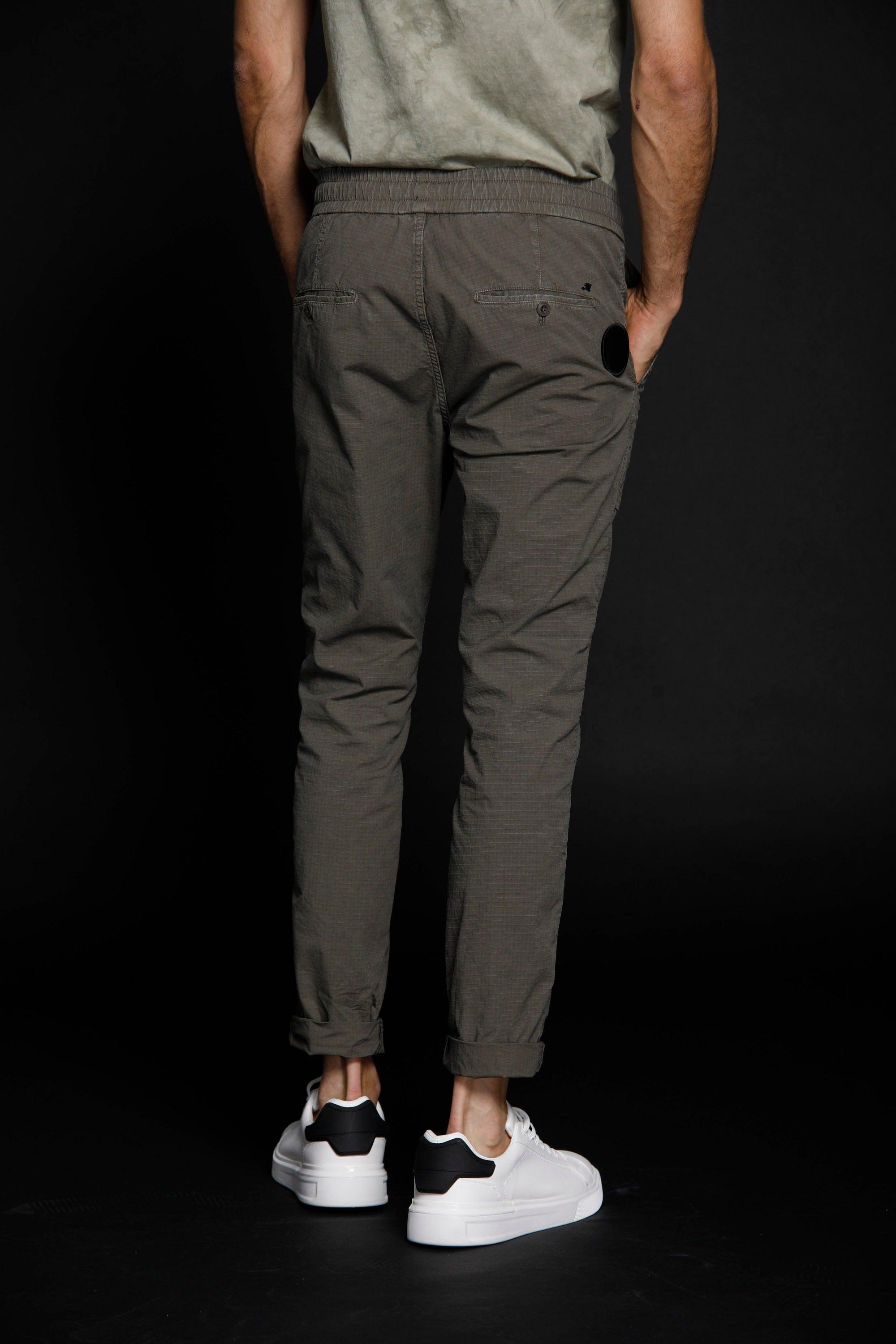 Arizona Fatique pantalone jogger uomo in rip stop stretch Logo edition carrot fit ① - Mason's