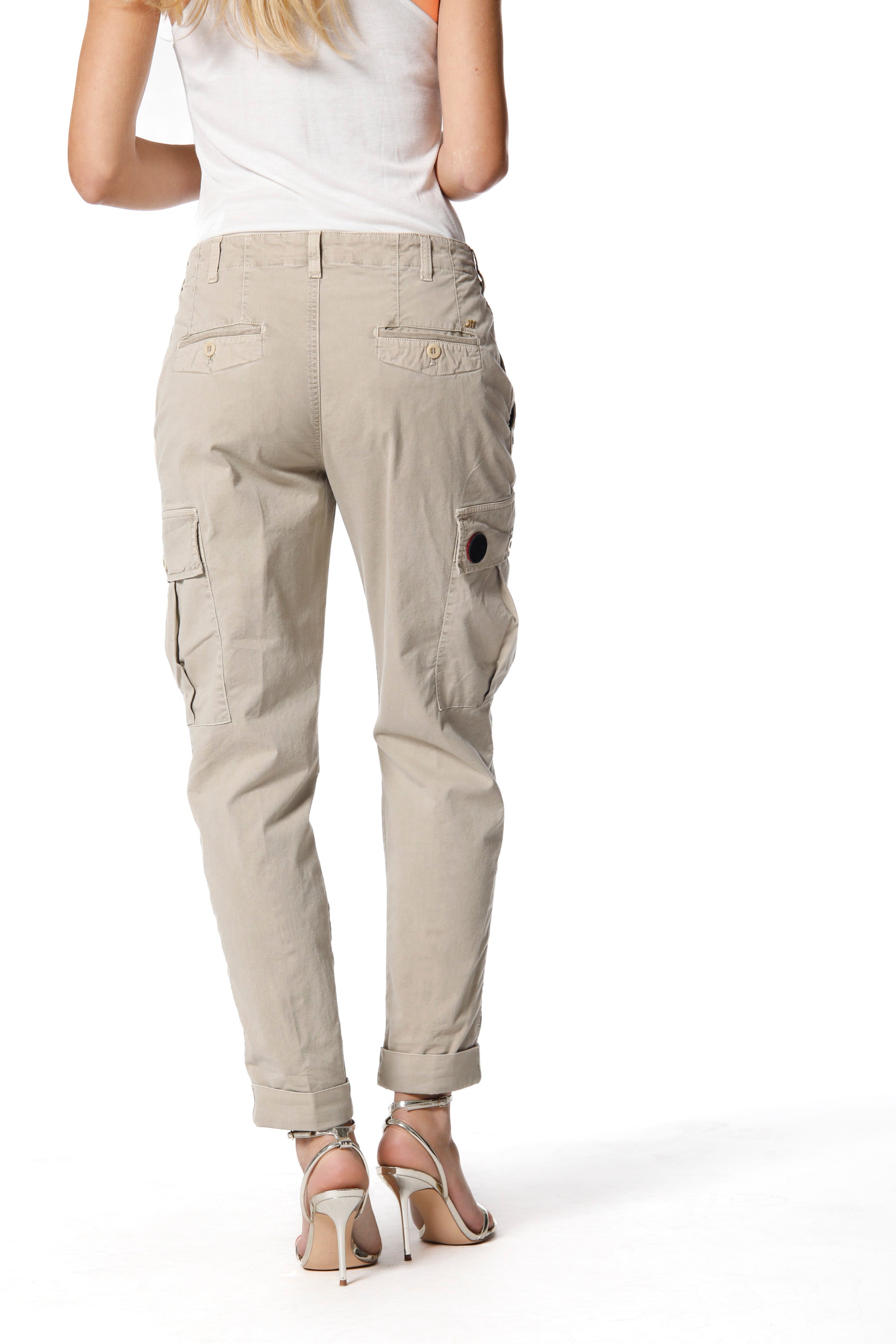 Judy Archivio pantalon cargo pour femme en coton Icon Wash Relaxed