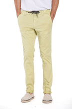 Milano Jogger pantalone chino jogger uomo in cotone e tencel extra slim fit