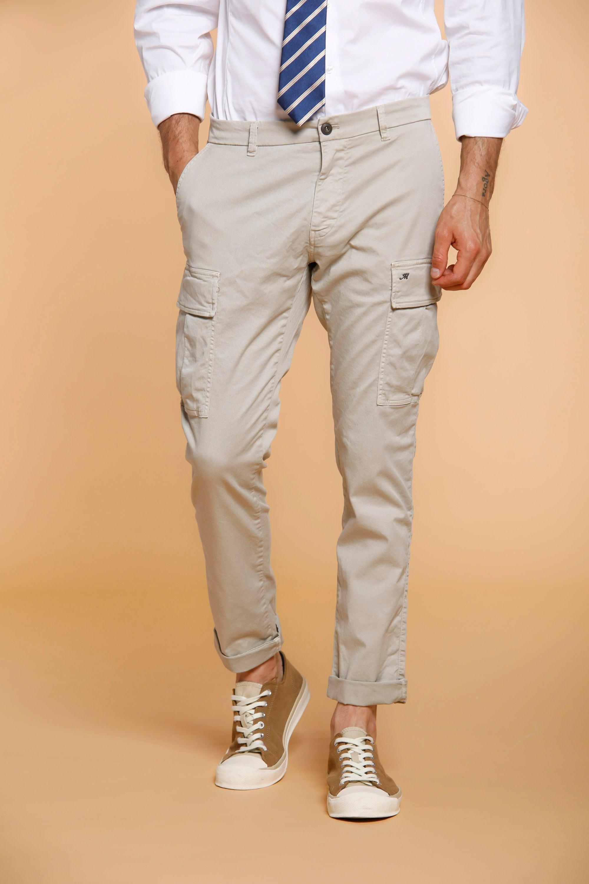 Airfield pantalone cargo uomo in twill di cotone regular fit - Mason's