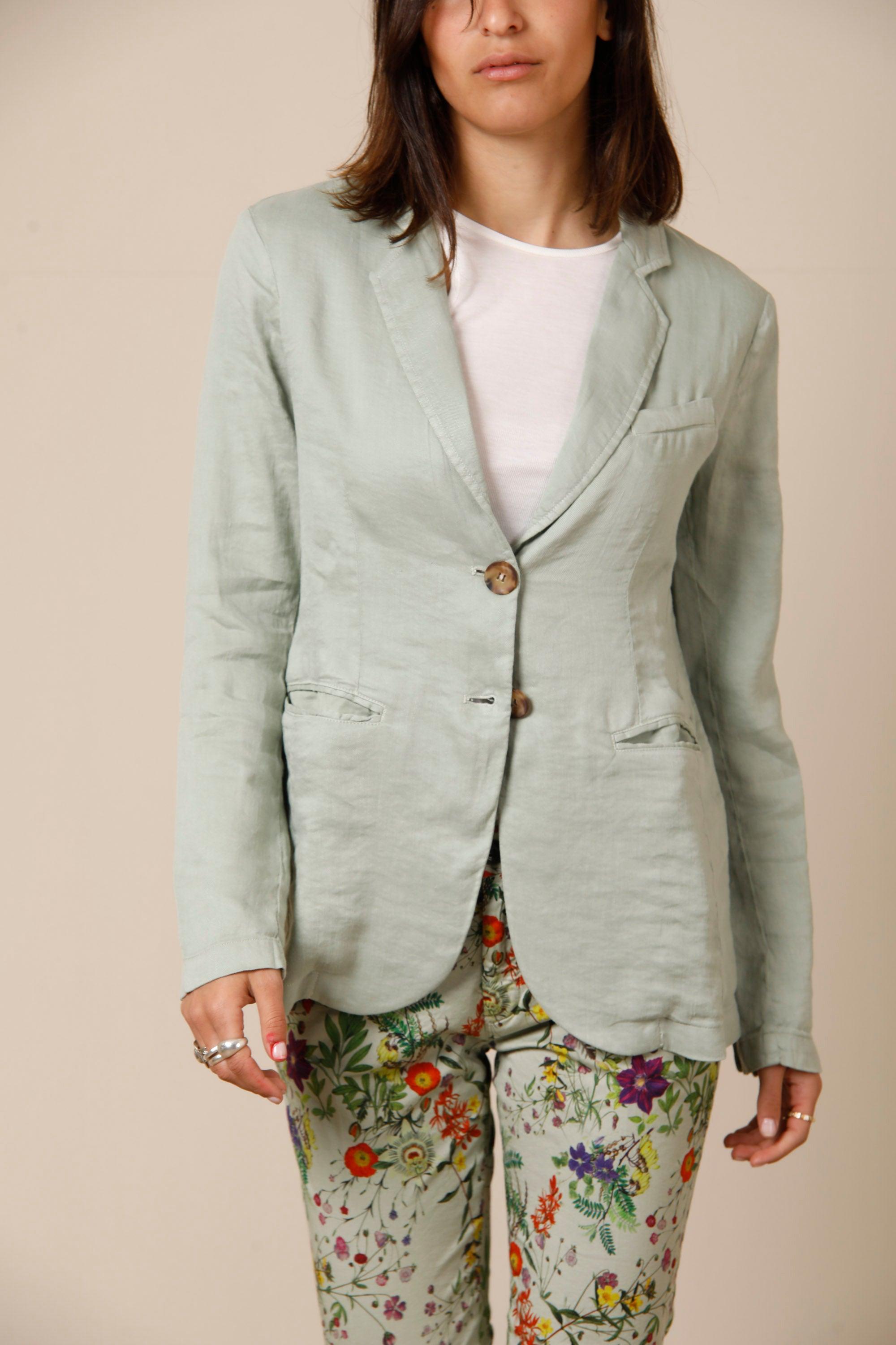 Helena blazer da donna in lino e viscosa - Mason's 